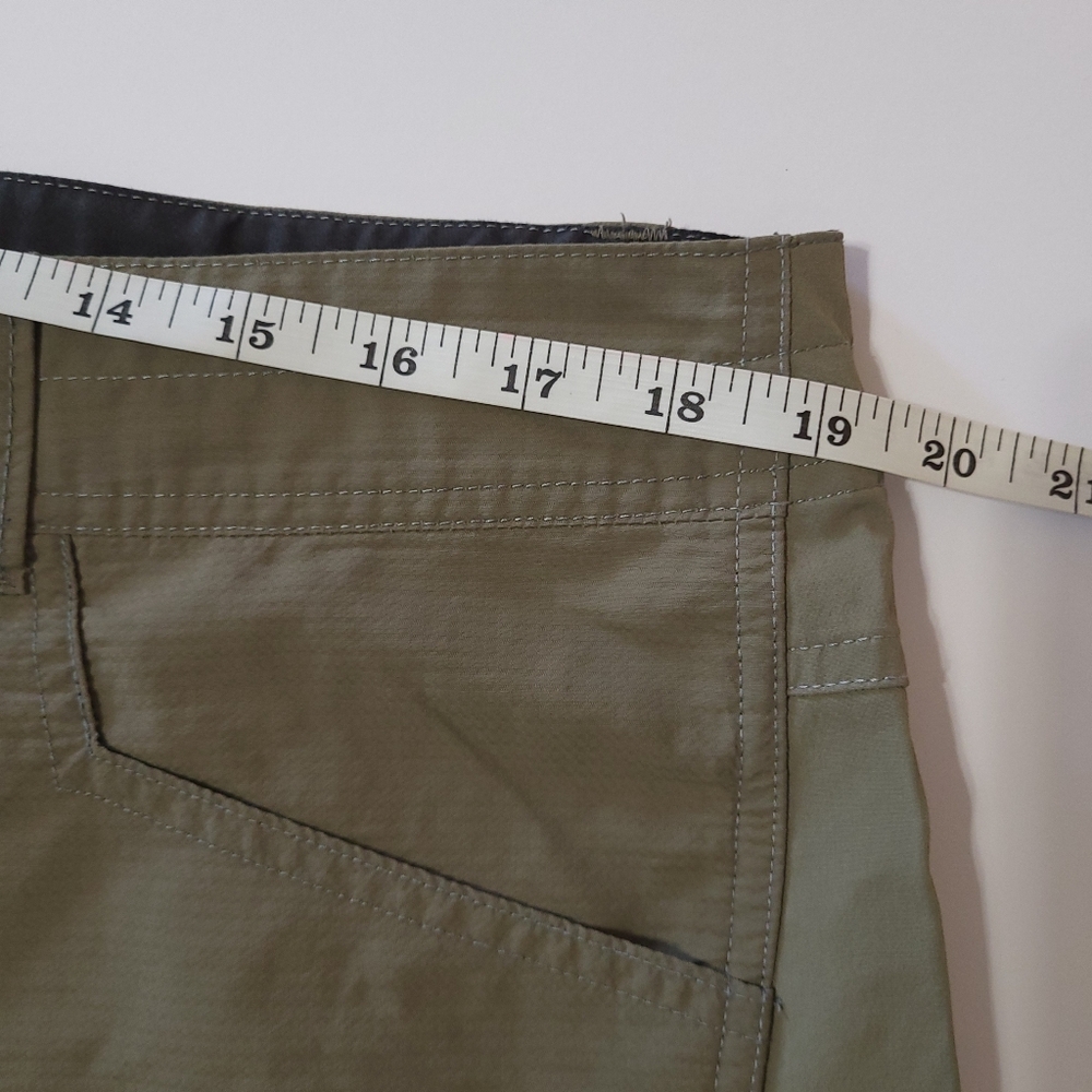 Kuhl Cargo Shorts Nylon Lightweight Hiking Khaki Quick Dry Men's Size 38 - Picture 9 of 12